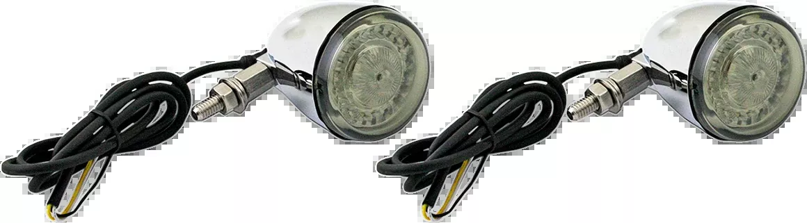 Front Turn Signal - Universal - Chrome