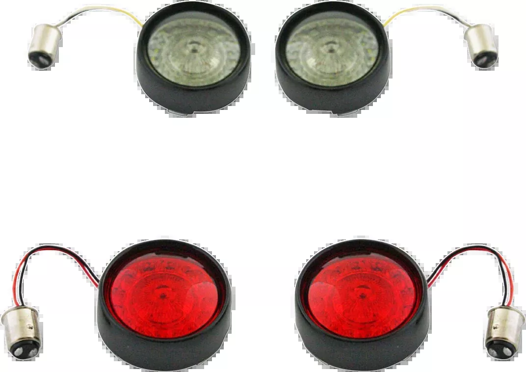 Full Bullet Turn Signal Conversion Kit - Black