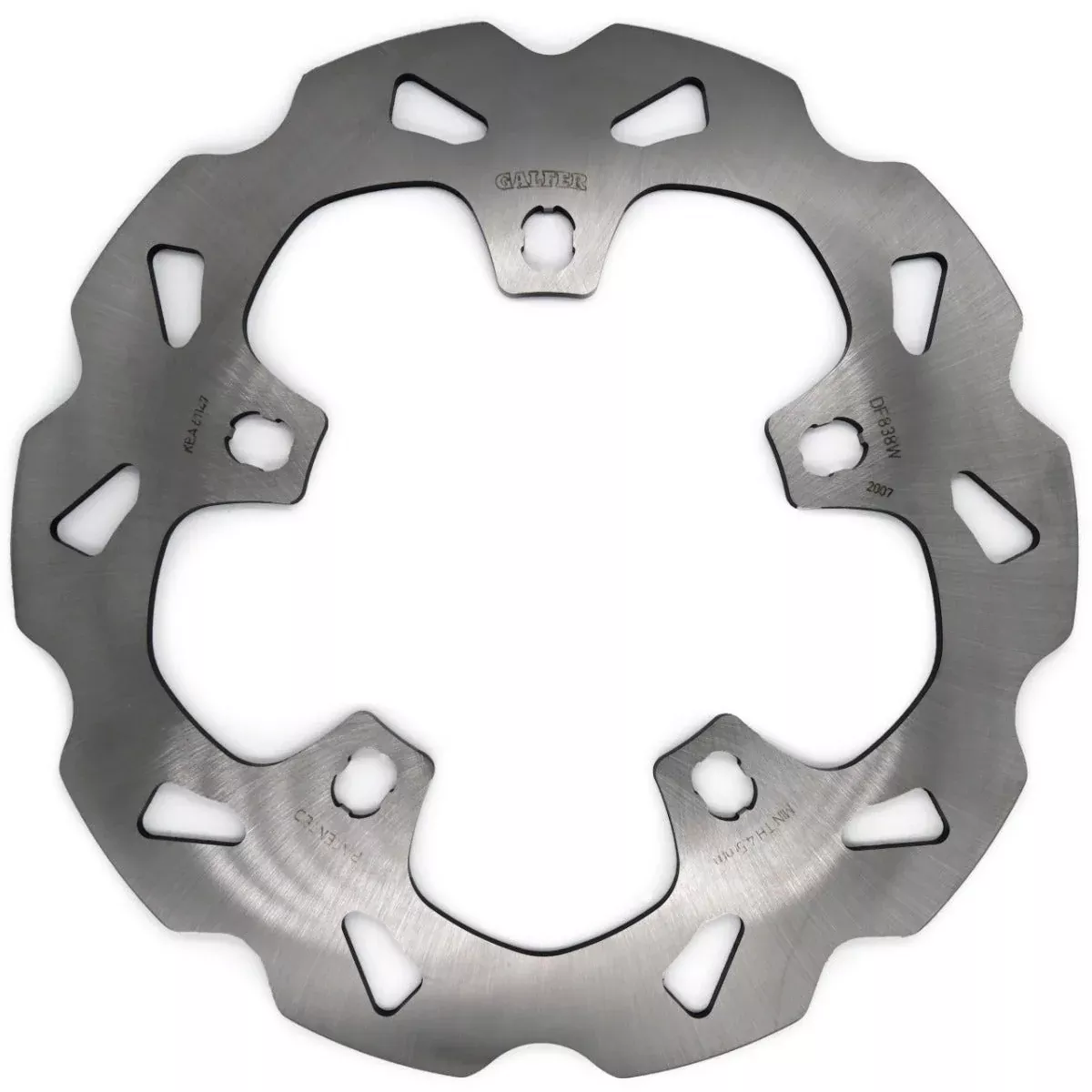 Galfer DF838W Semi Floating Mount Wave 11.8 Front Rotor Harley 14-22 Touring