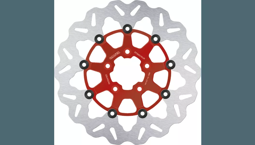 Galfer Front Contour Floating Brake Rotor for Harley Davidson Models - 11-1/2" / 292 mm (Select Color)