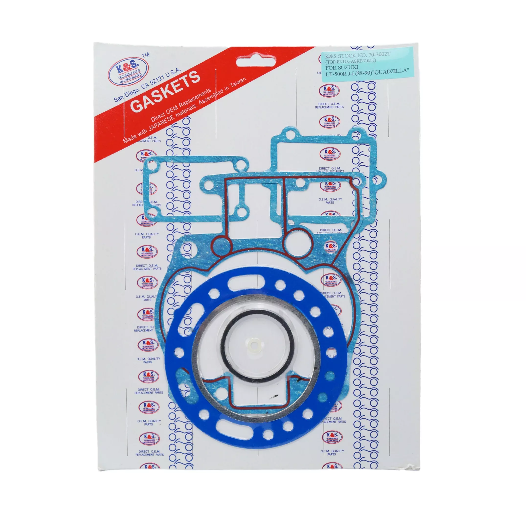 GASKET TOP SET 88-90 LT500, KS70-3002T