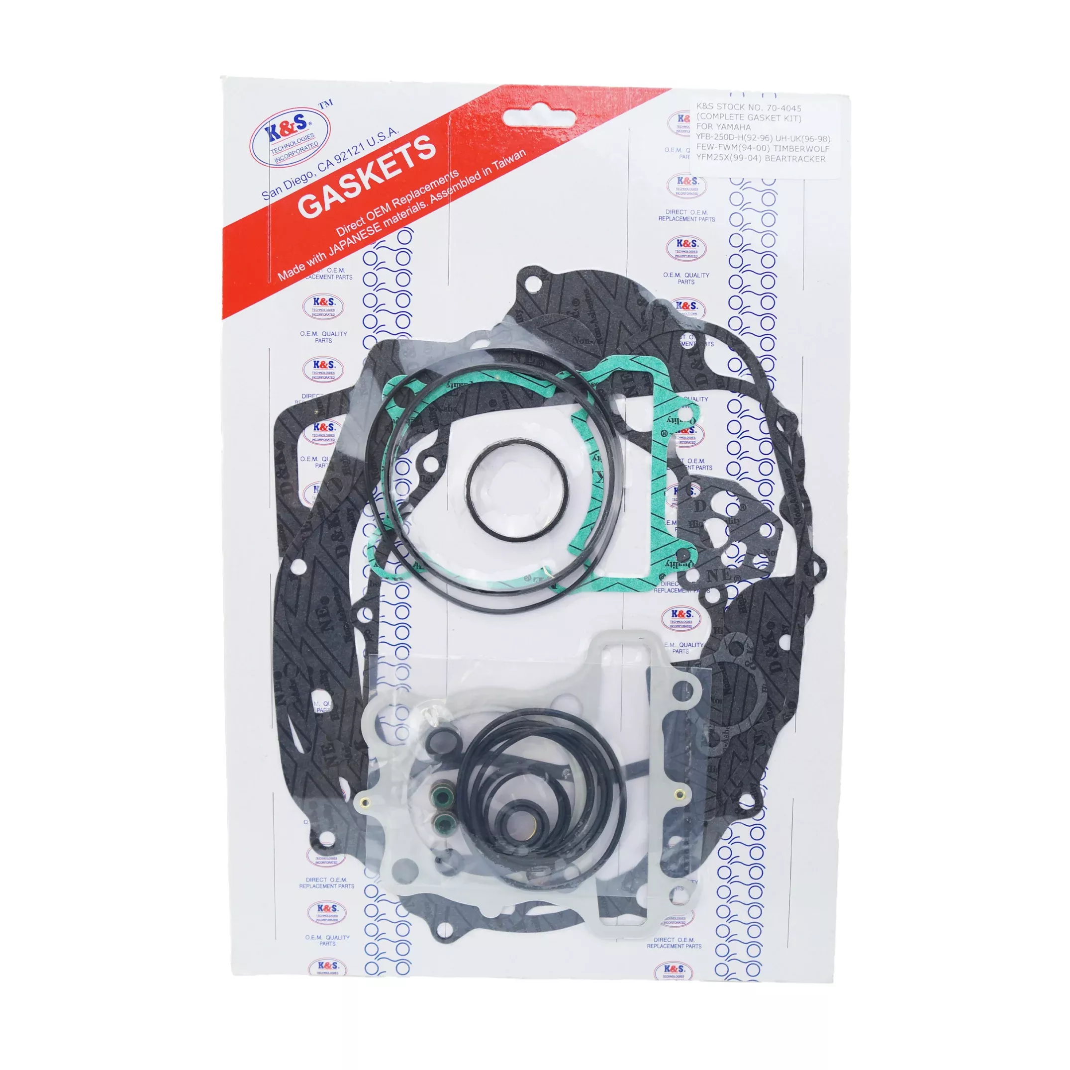 GASKET TOP SET YFB250/YFM250, K&S 70-4045T