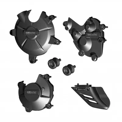 GB Racing Kawasaki ZX-6R 09-12 Protection Bundle for OEM Engine Covers