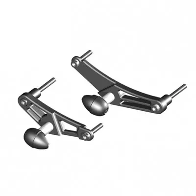 GB Racing Triumph Daytona 675 06-10 Street Frame Slider Set W/Brackets