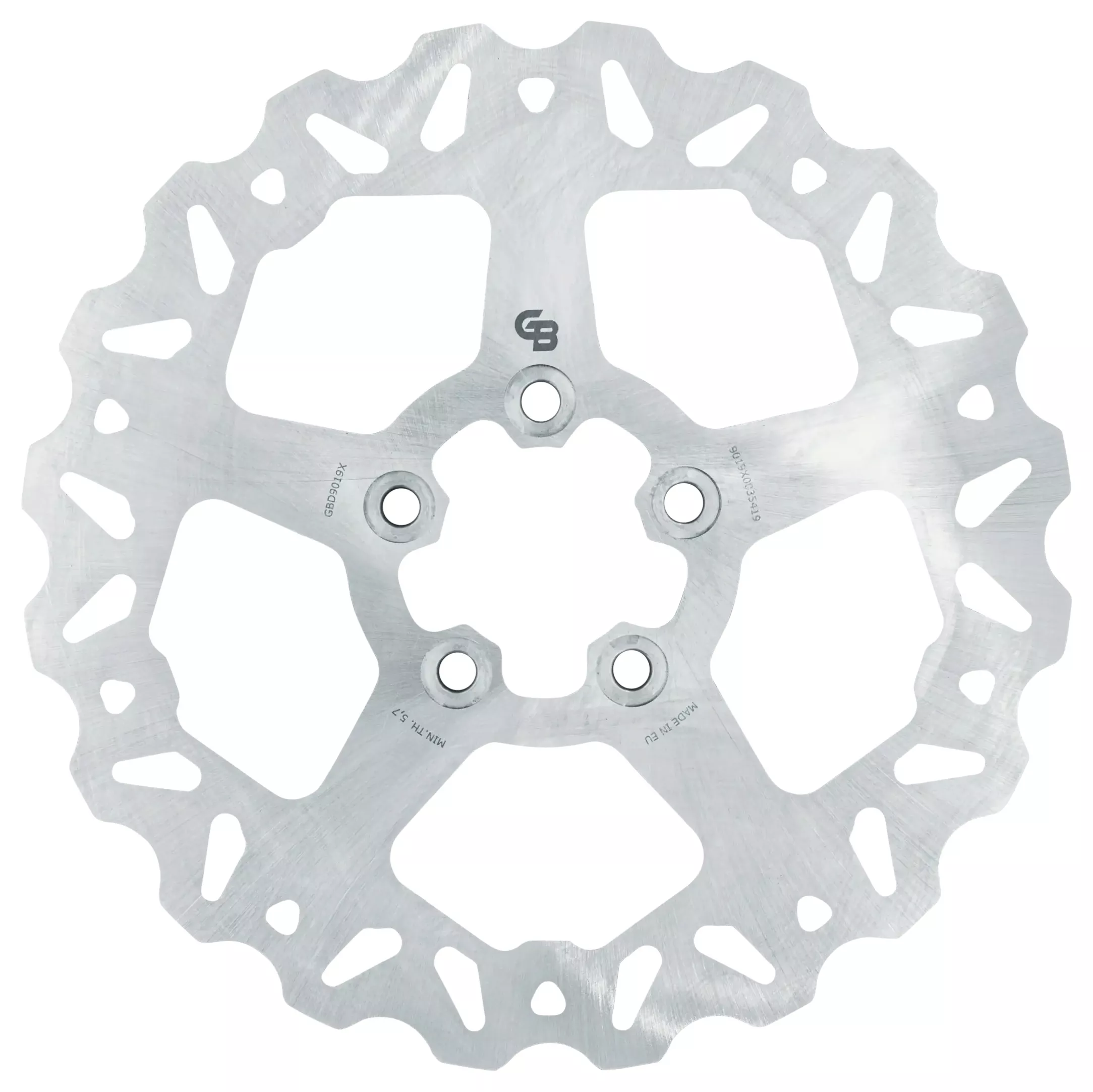 GBrakes 11.5" Solid Mount Wave Rear Rotor For Harley 2000-2016