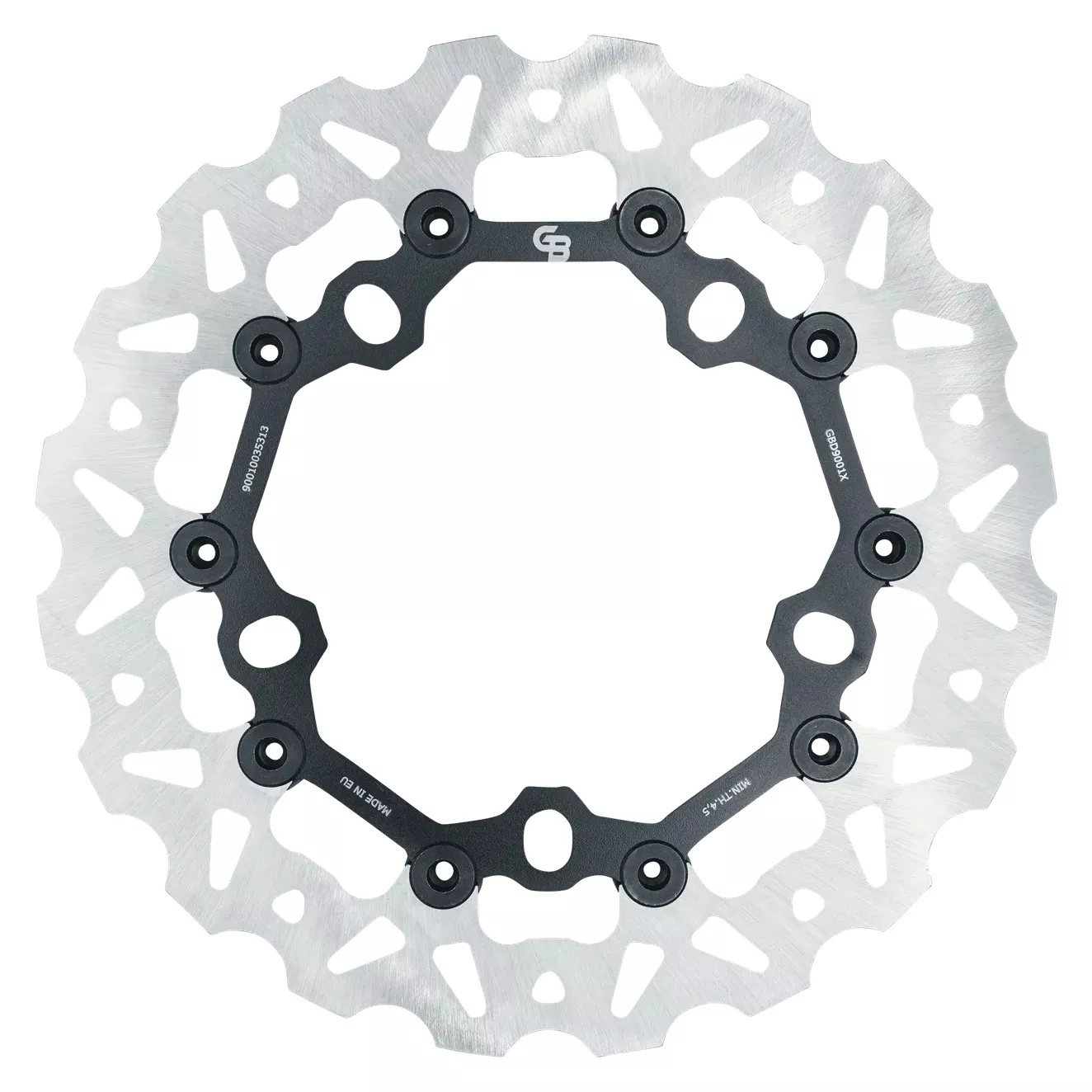 GBrakes 11.8" Floating Wave Front Brake Rotor For Harley Touring 2014-2025