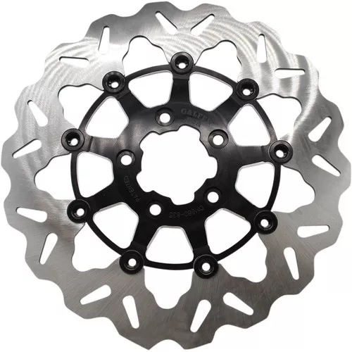 GBrakes 11.8" Full-Floating Wave Front Brake Rotor for 2008-2024 Harley* - Contrast