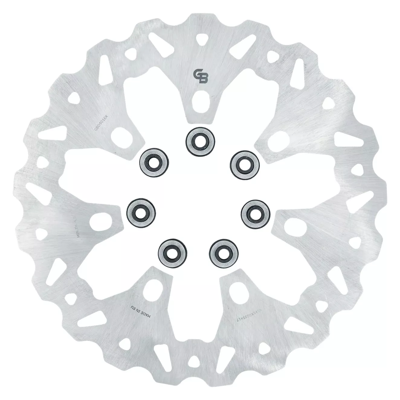 GBrakes 11.8" Semi Floating Front Wave Brake Rotor For Harley 7-Spoke Agitator Wheels