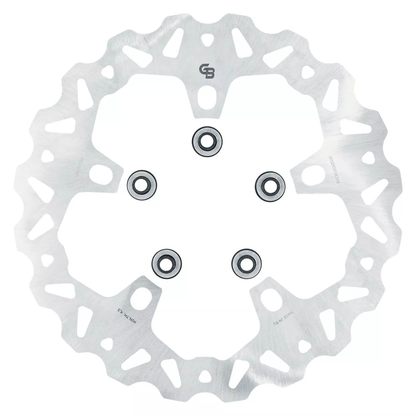 GBrakes 11.8" Semi Floating Front Wave Brake Rotor For Harley Touring 2014-2025