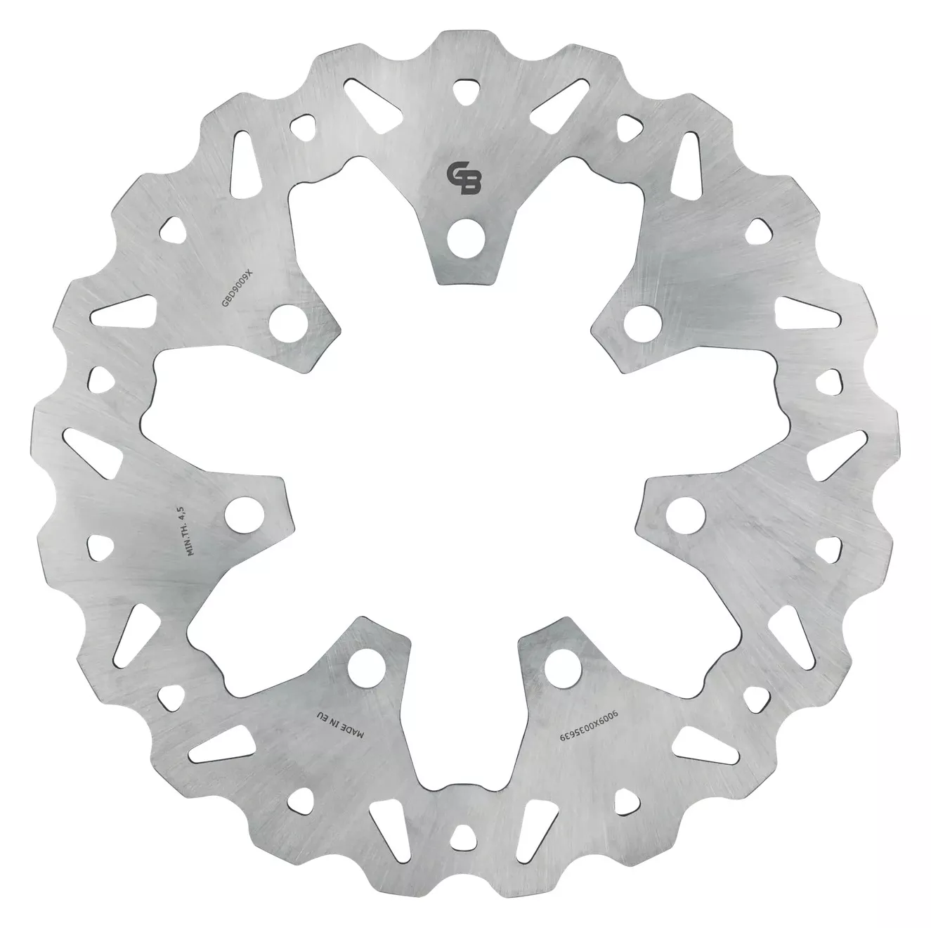 GBrakes 11.8 Solid Mount Front Wave Rotor For Harley Chisel / Slicer Wheels 2012-2016