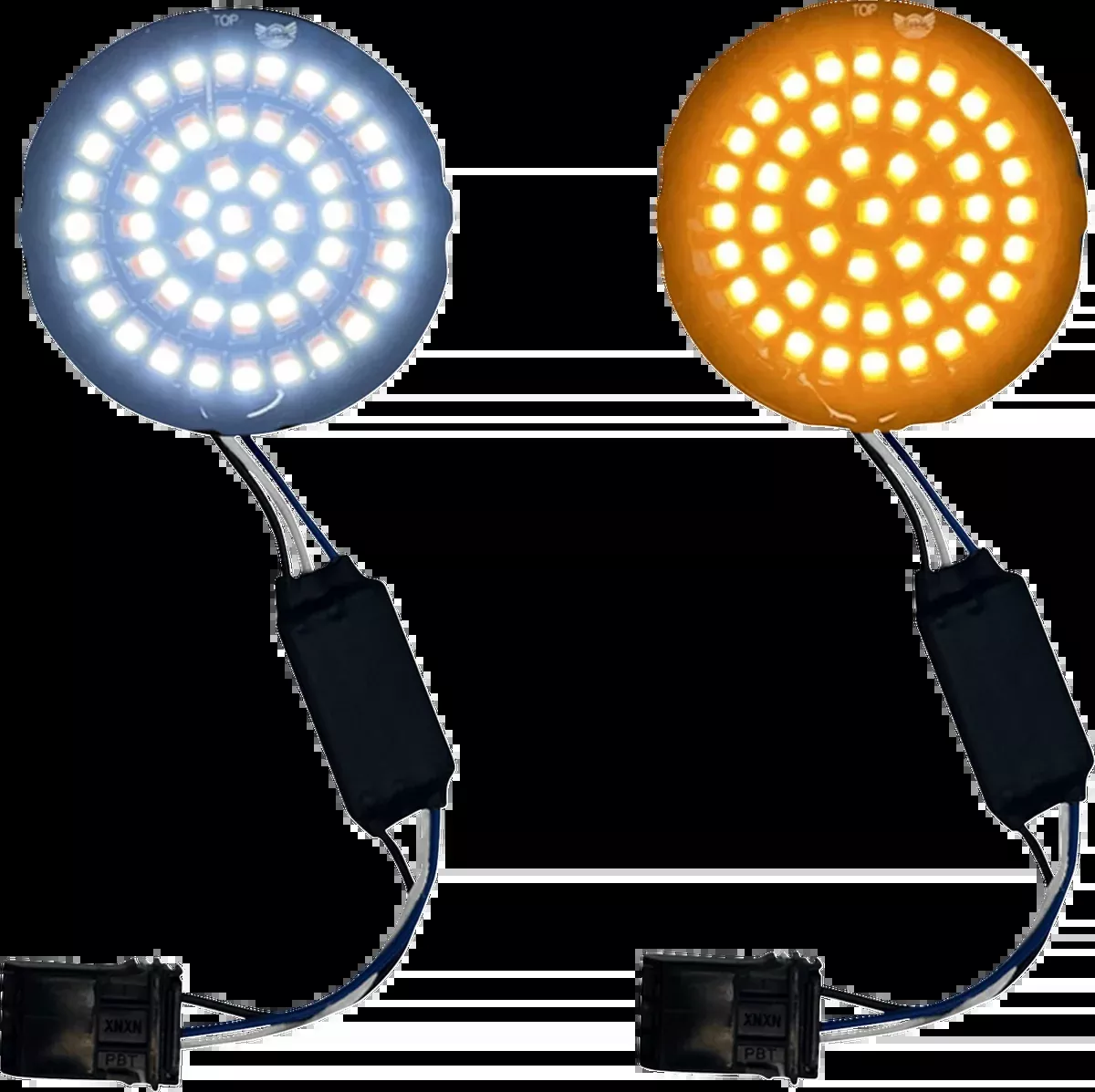 Genesis 4 Front Turn Signals - Amber/White