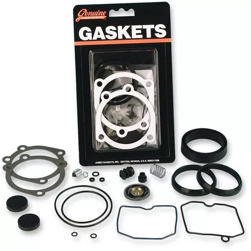 Genuine James Gasket Carb Rebuild Kit for 1988-2006 Harley Keihin CV Carbs