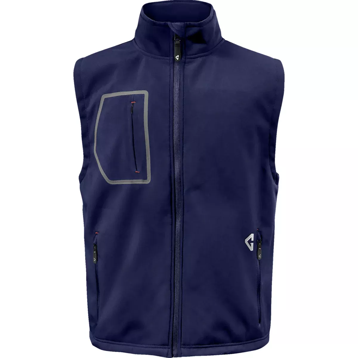 GERBING HEATED CLOTHING 2830-0716 GERTVST7VMNM 7V Torrid Softshell Heated Vest 2.0 navy – medium