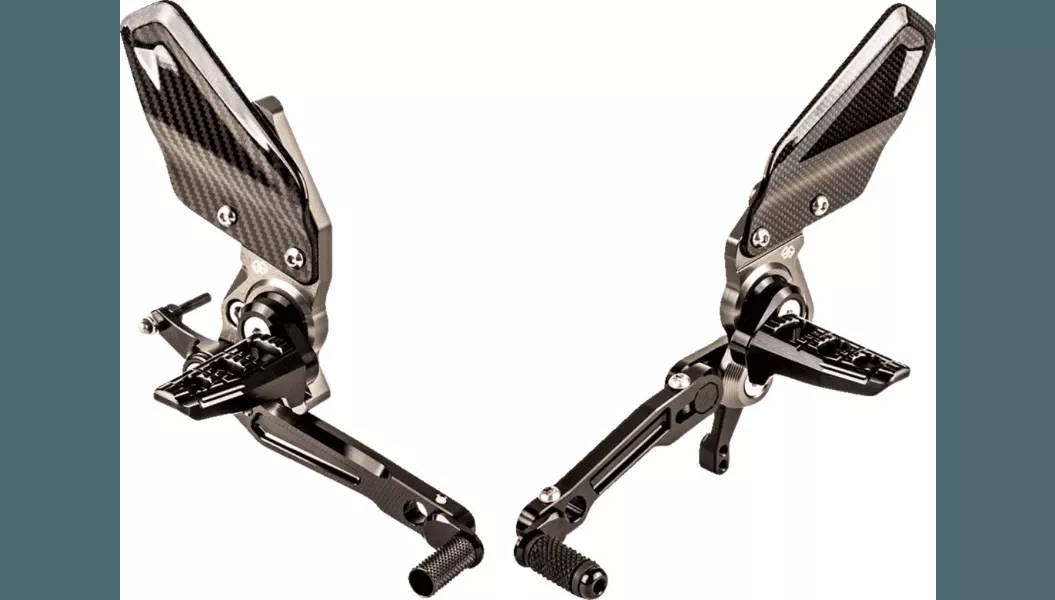 Gilles Tooling Adjustable Rearset for '19-24 Indian FTR 1200 - Chrome
