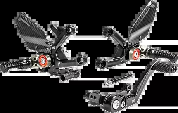 Gilles Tooling MUE2 Rearset - Black - Honda