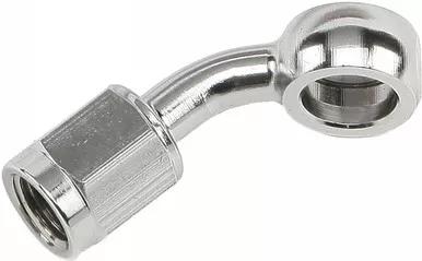 Goodridge Rear Brake Adapter 45 Degree (Chrome) - PMCHD-005