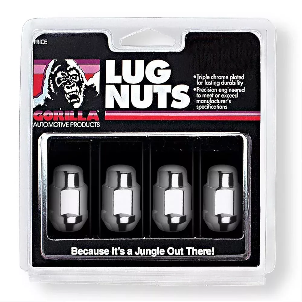 Gorilla Automotive Products 4 Lug Nuts Acorn Bulge 7/16 41177B