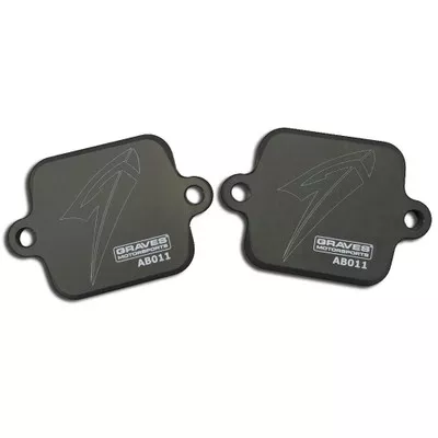 Graves Motorsports Yamaha FZ1 06-12 Smog Block Off Plates