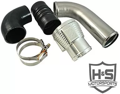 H&S Motorsports 122004-B Black Intercooler Pipe for Ford Powerstroke 6.7L