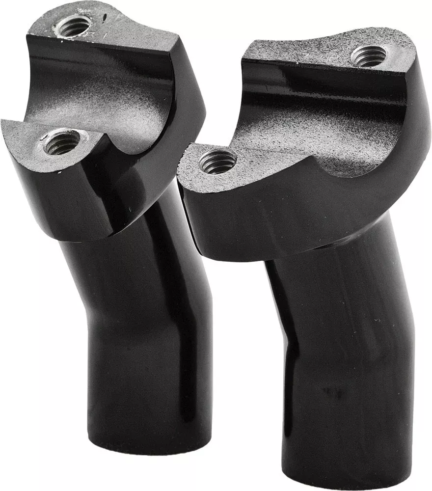 Hard Drive Gloss Black Forged 3.5" Pullback Risers Harley Sportster Dyna Softail