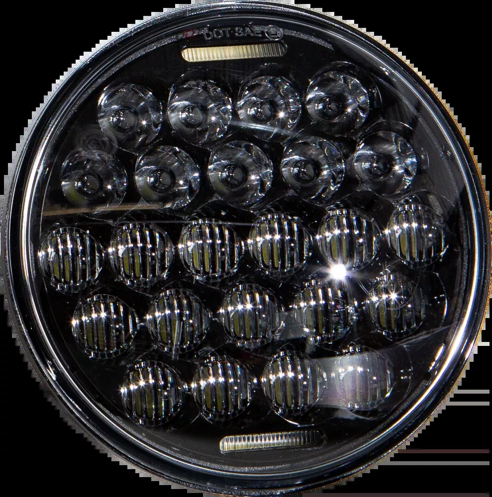 Harddrive Black 5-3/4" LED 75W Universal Motorcycle Headlight Harley Davidson