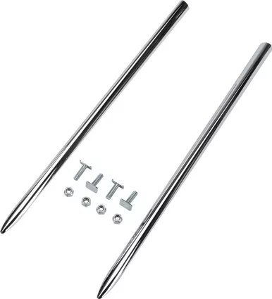 Harddrive Fender Trim Set 2-Piece Chrome Fl 49-84 - 52-750