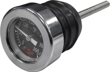 Harddrive Oil Temp Gauge 2 7/8" Dipstick 00-17 Softail - T03-0098