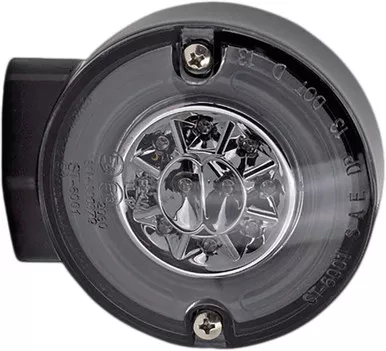 Harddrive Single Function Right Rear Blk Turn Signal W/Smoke Lens - 164508