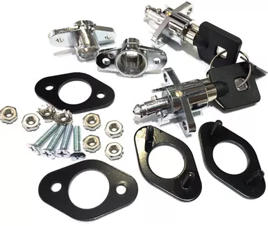 Harddrive Universal Saddlebag Lock Kit Leather Bags - 370035