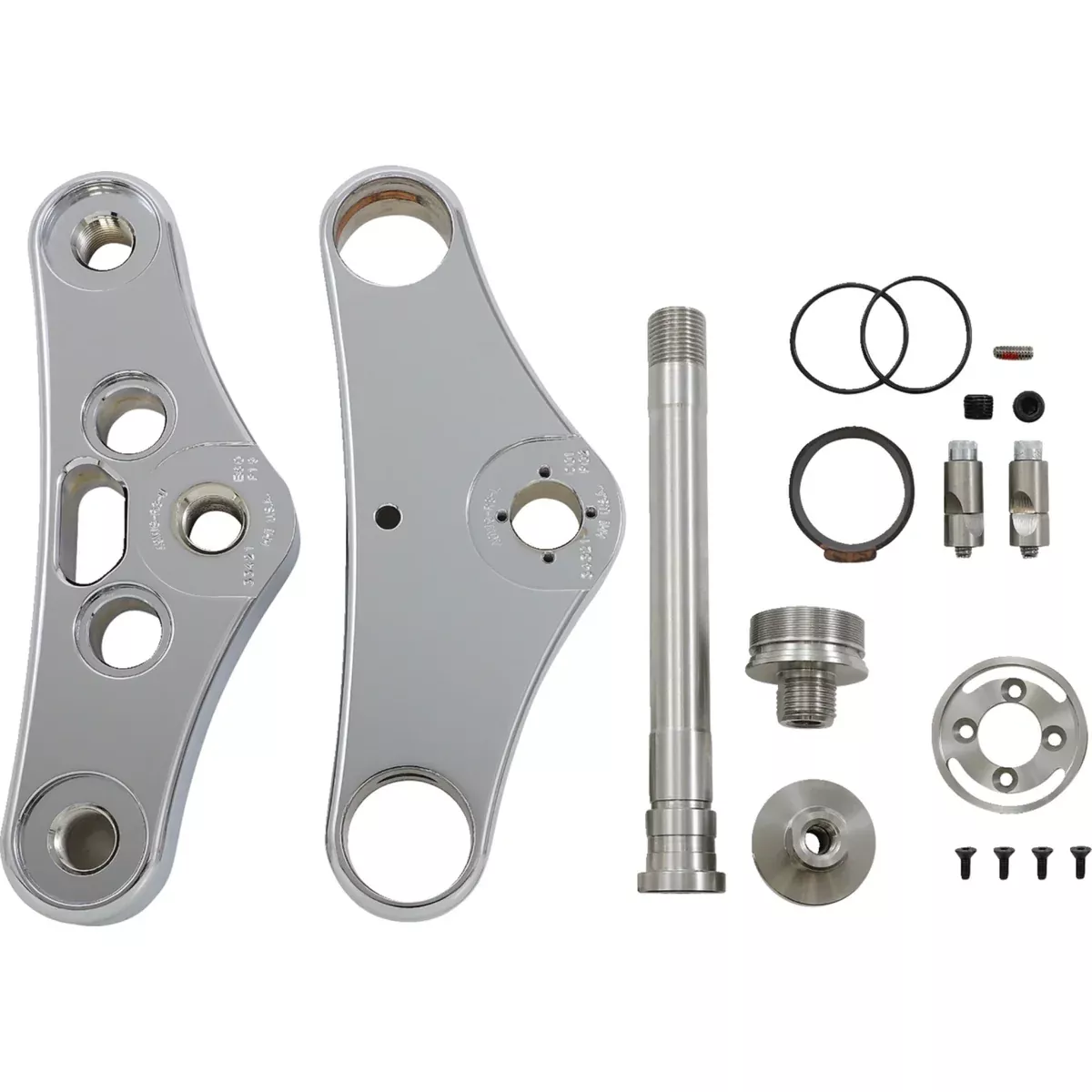 Hawg Halters 49 Mm Triple Tree Chrome - 49WGCR3-HFS For Harley Breakout 2013-2017