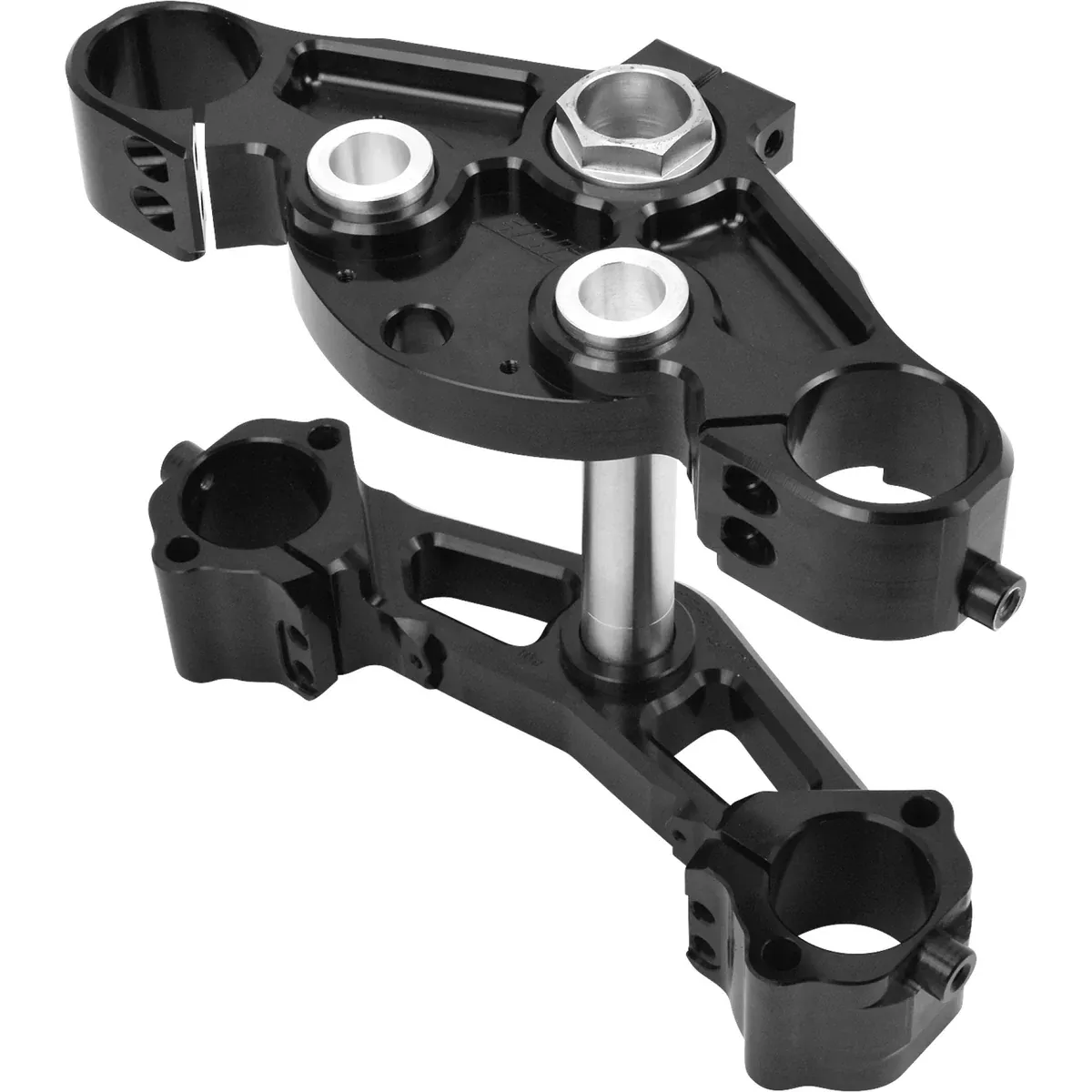 Hawg Halters 49 Mm Triple Tree Stock Replacement Black - 49FLAR3-SR14 For Harley Touring 2014-2023