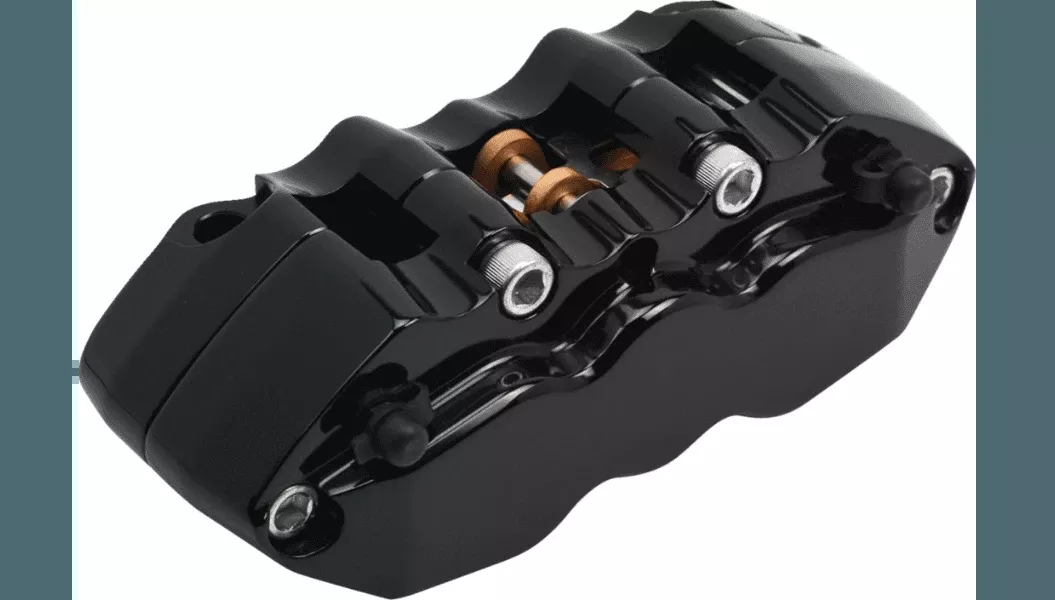 Hawg Halters Radial Mount 6-Piston Brake Caliper - Right Front Black