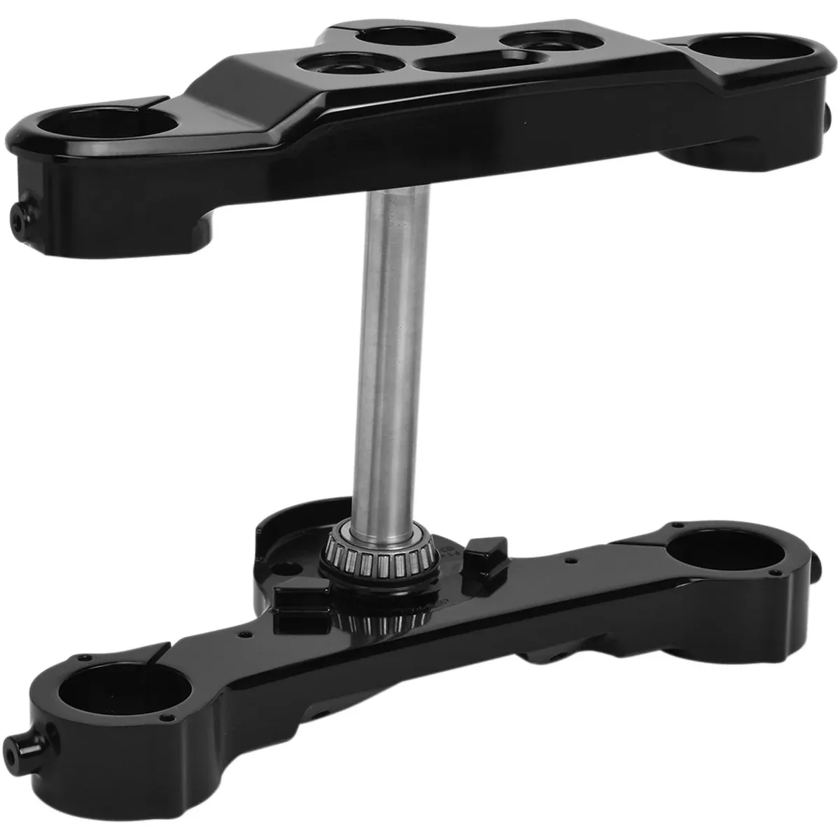 Hawg Halters Softail 4° Triple Tree Kit Triple Tree 4° Black - 49FBAR4 For Harley Softail 2018-2023