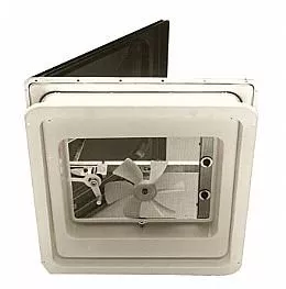 Heng's V771412-C1G1 Vent 14In 12V Metal Colonial White Base