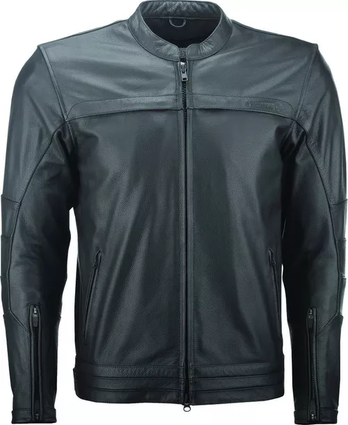 Highway 21 Primer Mens Leather Motorcycle Jacket