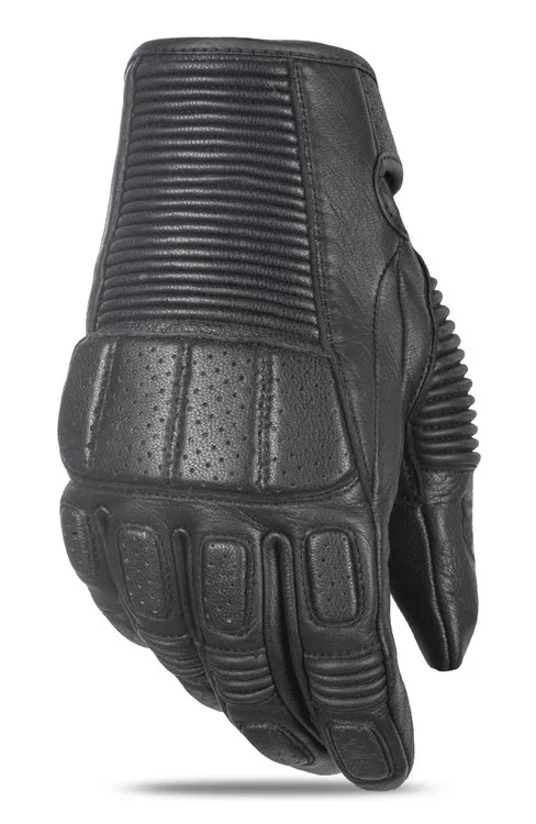 Highway 21 Trigger Leather Motorcycle Gloves