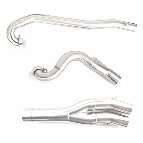 HMF Brushed Aluminum Performance Head Pipe For 2012-2022 Can Am Renegade 500-850
