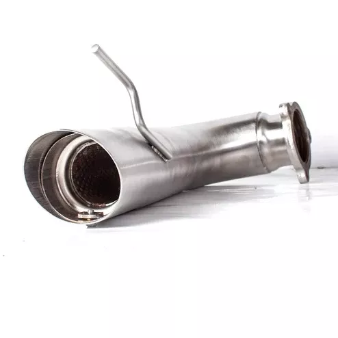 HMF Brushed Aluminum Slip On Exhaust For 2015-2017 Can Am Maverick Turbo