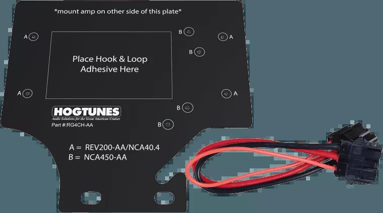 Hogtunes 4 Channel Amp Adapter Mount for '15-20 Harley Davidson Road Glide Models