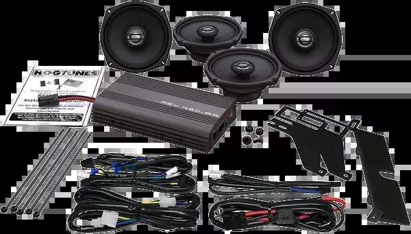 Hogtunes 4-Speaker/200 W Amplifier Kit – ’98-’13 FLHT/FLHX