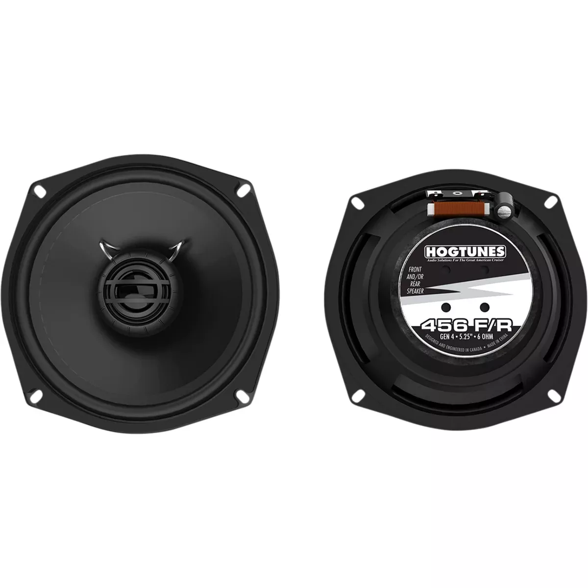 Hogtunes 456F R Speaker Kit - 456F/R For Harley Touring 1998-2005