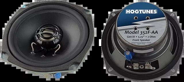 Hogtunes 5.25" Front Speakers For High AMP Stereo fits 2006-2013 Harley Touring