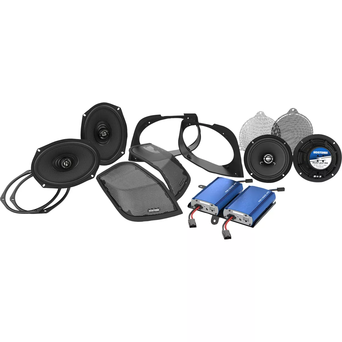 Hogtunes Cut In Lid Kit – RETRO 450.4 KIT For Harley Touring 2014-2024