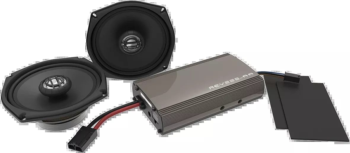 Hogtunes Gen 3 Front Fairing Amplifier 5 1/4" Speaker Kit 1998-13 Harley Touring