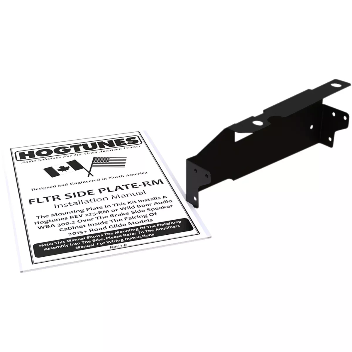 Hogtunes Mount Kit - FLTR SIDE PLATE-RM For Harley Road Glide 2015-2024