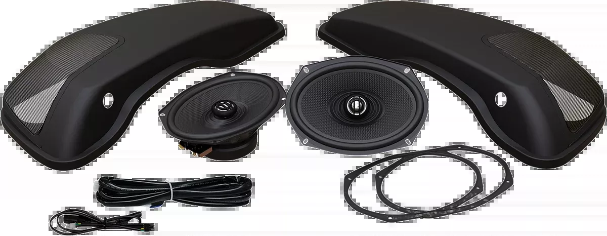 Hogtunes Rear Saddlebag Speaker & Lid Kit for 2014-2022 Harley Touring Models