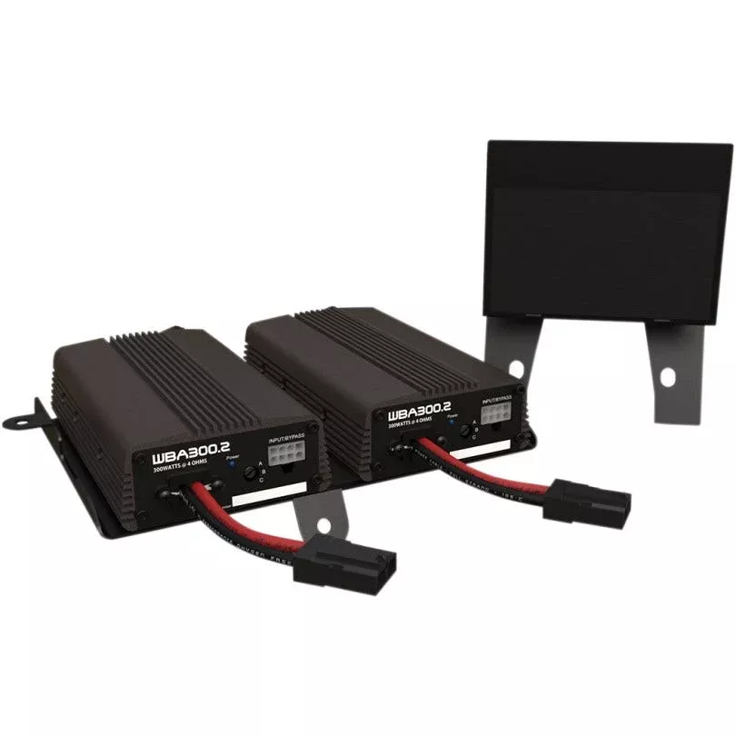HogTunes Wild Boar WBA 600 600 Watt 4 Channel R.E.M.I.T. Amp Kit Harley FLH/T