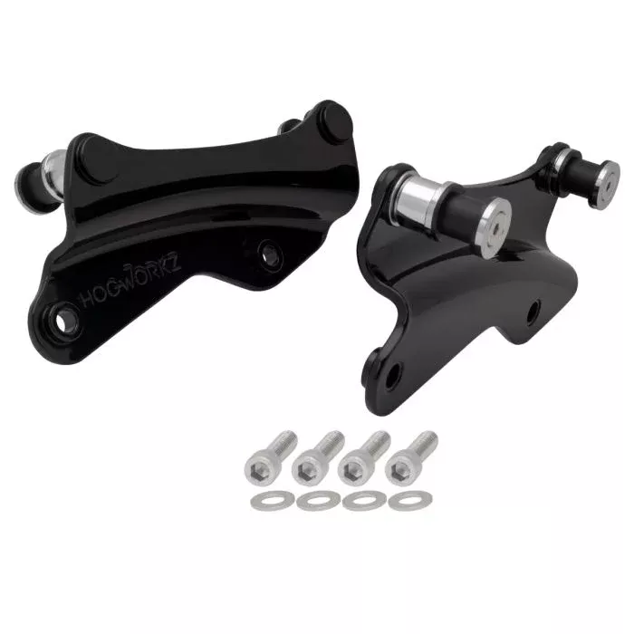 HogWorkz Black 4-Point Docking Hardware Kit for Harley Touring '14-'26 | Replaces PN 52300353 - HW163003