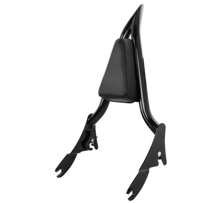 HogWorkz Black Detachable Havoc Sissy Bar Backrest for Harley Touring '09-'26 - HW157126