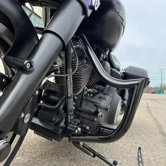 HogWorkz Black Havoc Engine Guard / Crash Bar for Harley Touring ’09-’23 – HW157006
